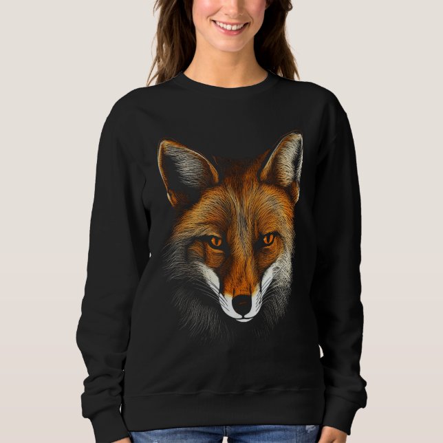 Fox Artwork  Animal  Animal Fox 12 Sweatshirt (Vorderseite)