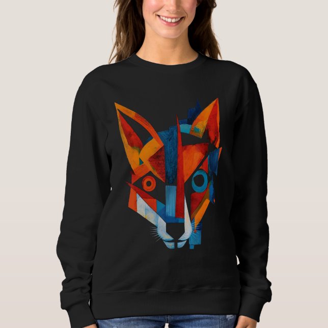 Fox Artwork  Animal Fox Sweatshirt (Vorderseite)
