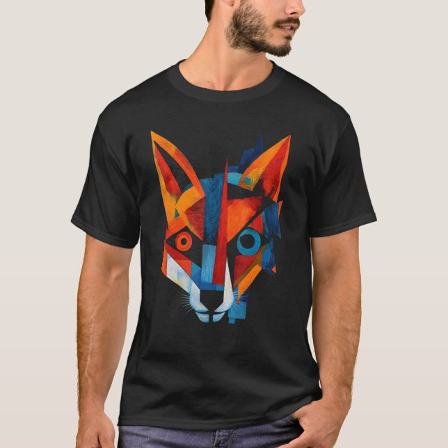 Fox Artwork  Animal Fox T-Shirt (Vorderseite)