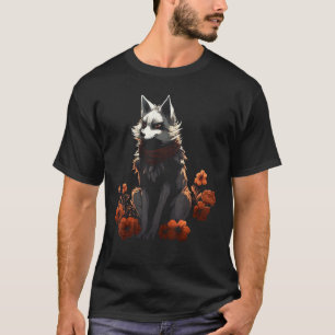 Fox Artwork-Blume Tierfüchse T-Shirt