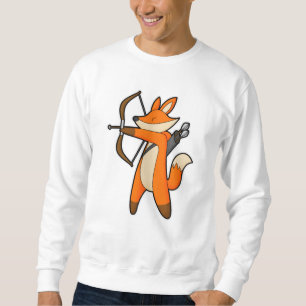 Fox as Archer mit Arrow & Bow Sweatshirt