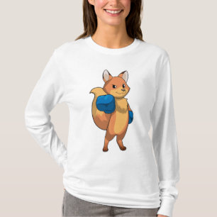 Fox as Boxer mit Boxhandschuhen T-Shirt