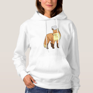 Fox as Cook mit Koch Hut Hoodie
