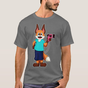 Fox as Fresser mit Haartrockner T-Shirt