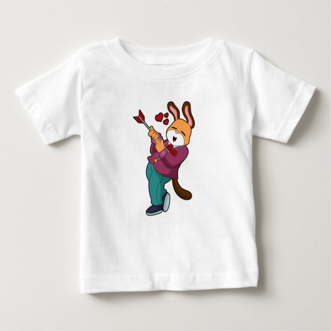 Fox as Groom mit Anzug Baby T-shirt (Vorderseite)