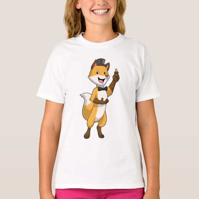 Fox as Groom mit Hochzeitsring T-Shirt (Vorderseite)
