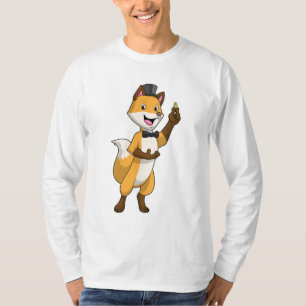 Fox as Groom mit Hochzeitsring T-Shirt