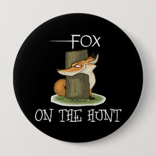 Fox auf der Jagd Button