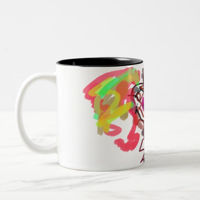 Fox autumn  love zweifarbige tasse (Links)