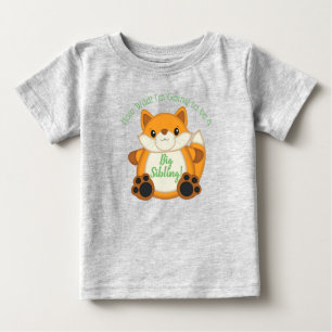 Fox Baby Dusche grün T-shirt