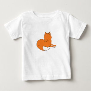 Fox Baby Fine Jersey T - Shirt, White T-shirt