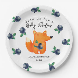 Fox Baby Shower Pappteller