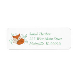 Fox Baby Shower Woodland Tiere