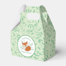 Fox Baby Shower Woodland Tiere Geschenkschachtel