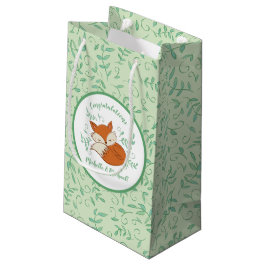 Fox Baby Shower Woodland Tiere Kleine Geschenktüte