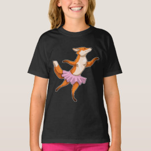 Fox Ballerina Ballet Dance T-Shirt