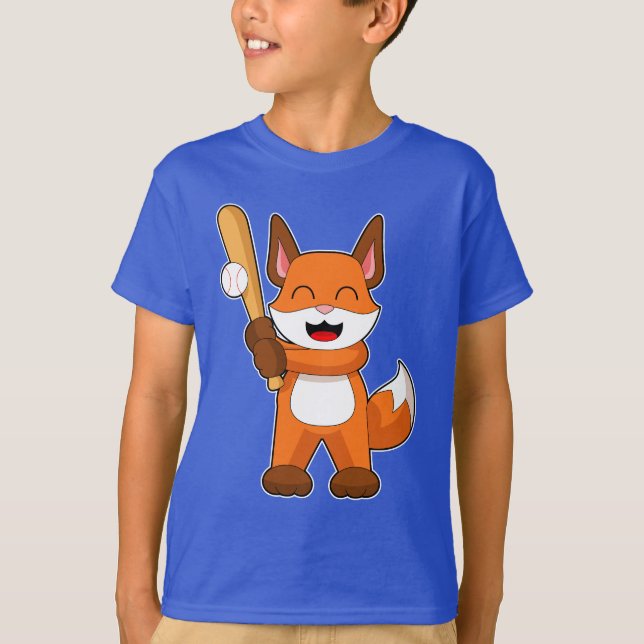 Fox Baseball Baseball T-Shirt (Vorderseite)