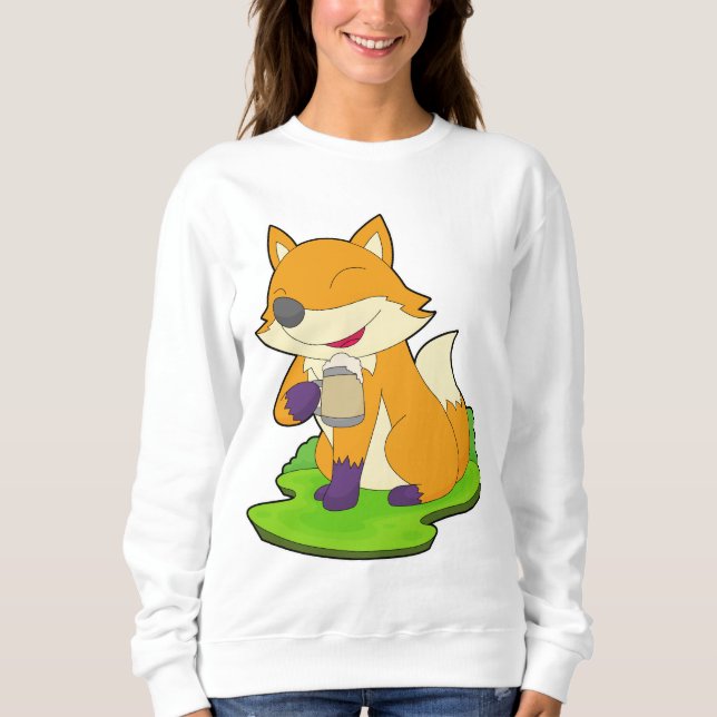 Fox Beer Tasse Beer Sweatshirt (Vorderseite)