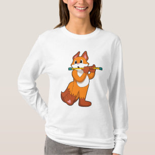 Fox bei Musik mit Flute.PNG T-Shirt