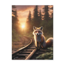 Fox bei Sonnenaufgang