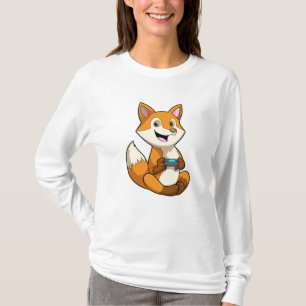 Fox beim Spielen mit Controller T-Shirt