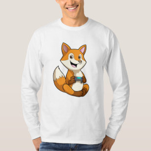 Fox beim Spielen mit Controller T-Shirt