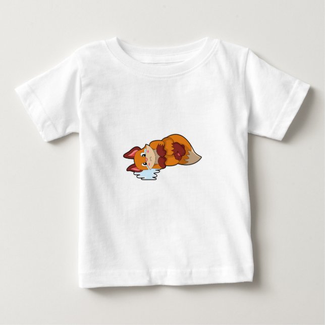 Fox beim Weinen Baby T-shirt (Vorderseite)