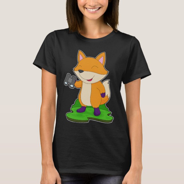 Fox Binoculars T-Shirt (Vorderseite)