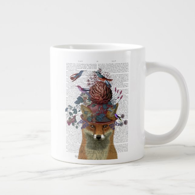 Fox Birdkeeper mit Artichoke Jumbo-Tasse (Rechts)