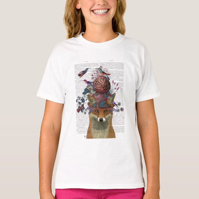 Fox Birdkeeper mit Artichoke T-Shirt (Vorderseite)