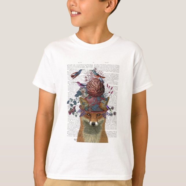 Fox Birdkeeper mit Artichoke T-Shirt (Vorderseite)