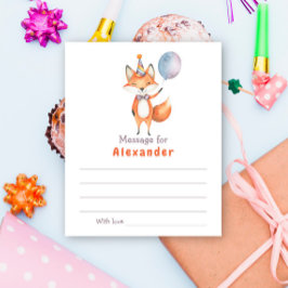 Fox Birthday Time Kapsel