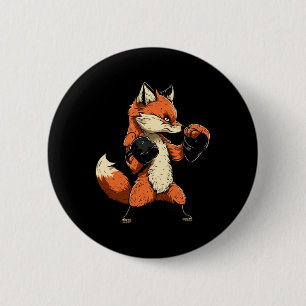 Fox Boxing Gloves Boxer Mixed Martial Arts Kickbox Button