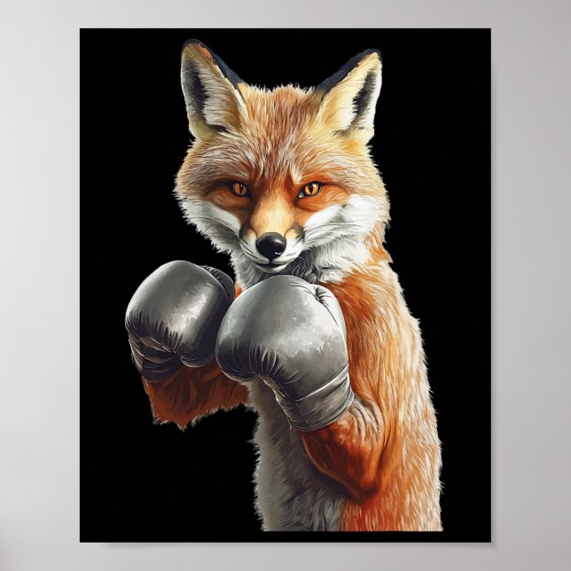 Fox Boxing Poster (Vorne)