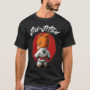 Fox Brazilian Jiu Jitsu und Grappling Raglan T-Shirt