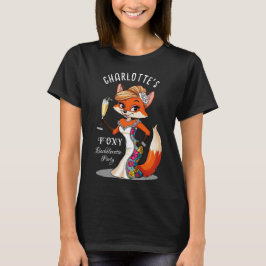 Fox-Brie | Foxy Junggeselinnen-Abschied Black T-Shirt