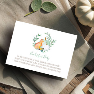 Fox Bringen Sie eine Book Card mit - November Baby Einladung