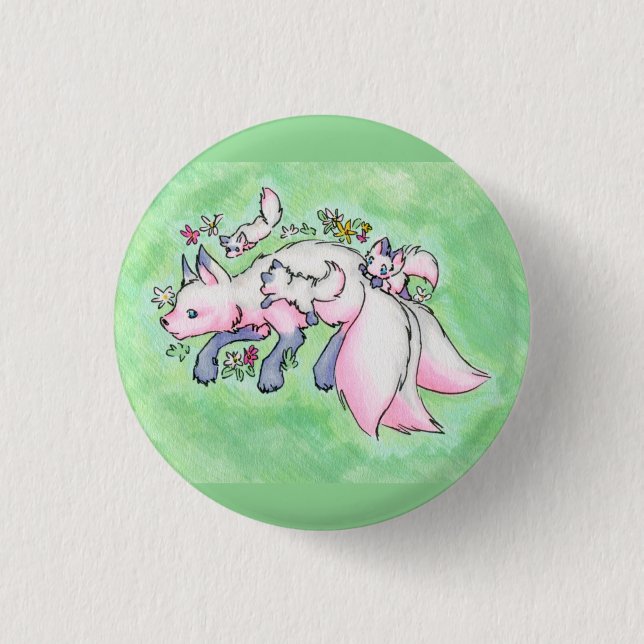 Fox Button (Vorderseite)