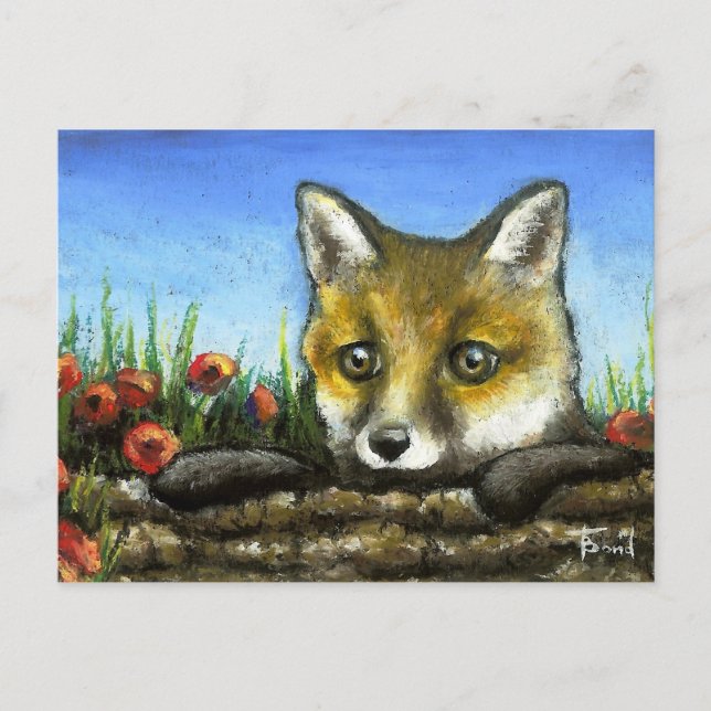 Fox Cam Postkarte (Vorderseite)