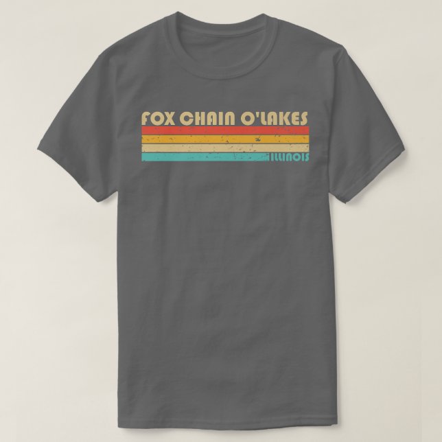 FOX CHAIN OLAKES ILLINOIS Camping Su T-Shirt (Design vorne)
