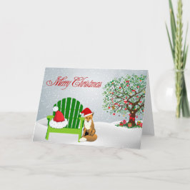 Fox Christmas Card und Beach Chair Feiertagskarte