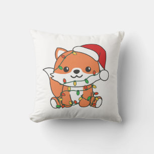 Fox Christmas Winter Animals Holiday Foxes Kissen