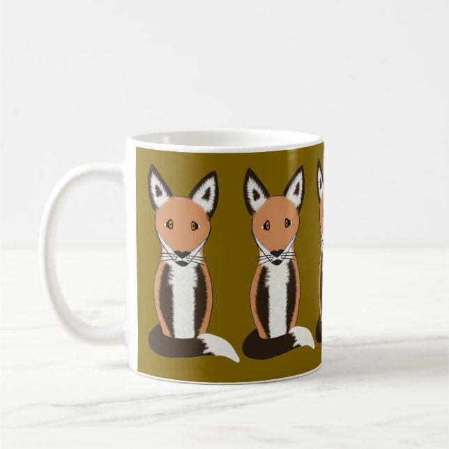 Fox Coffee and Tea Mug Kaffeetasse (Links)