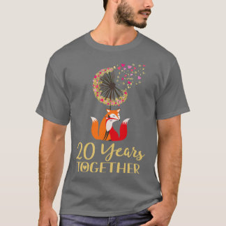 Fox Couple zum 20. Jahrestag T-Shirt