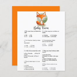 Fox cub Baby Trivia | Baby Showspiel