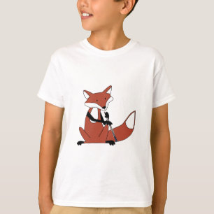 Fox, der das Oboe spielt T-Shirt