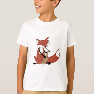 Fox, der das Saxophon spielt T-Shirt