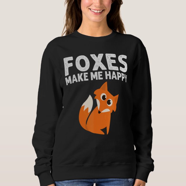 Fox Designs For Men Women Foxes Animal  Wildlife Sweatshirt (Vorderseite)
