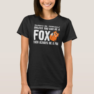 Fox Designs für Männer Füchse Tierwelt T-Shirt