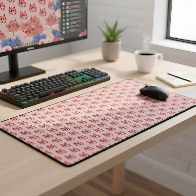 Fox Desk Mat Schreibtischunterlage (Von Creator hochgeladen)